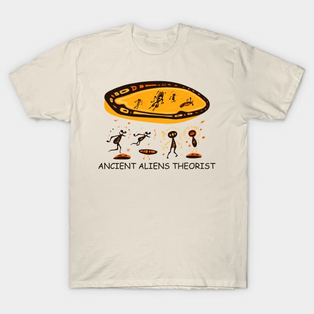 Ancient Aliens Theorist T-Shirt by tatadonets